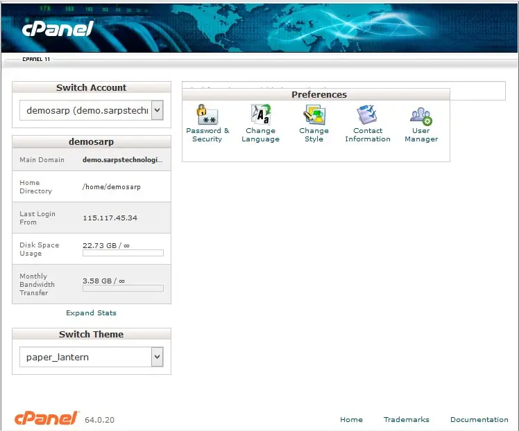 cpanel_pref
